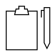 Icon: Stift und Papier