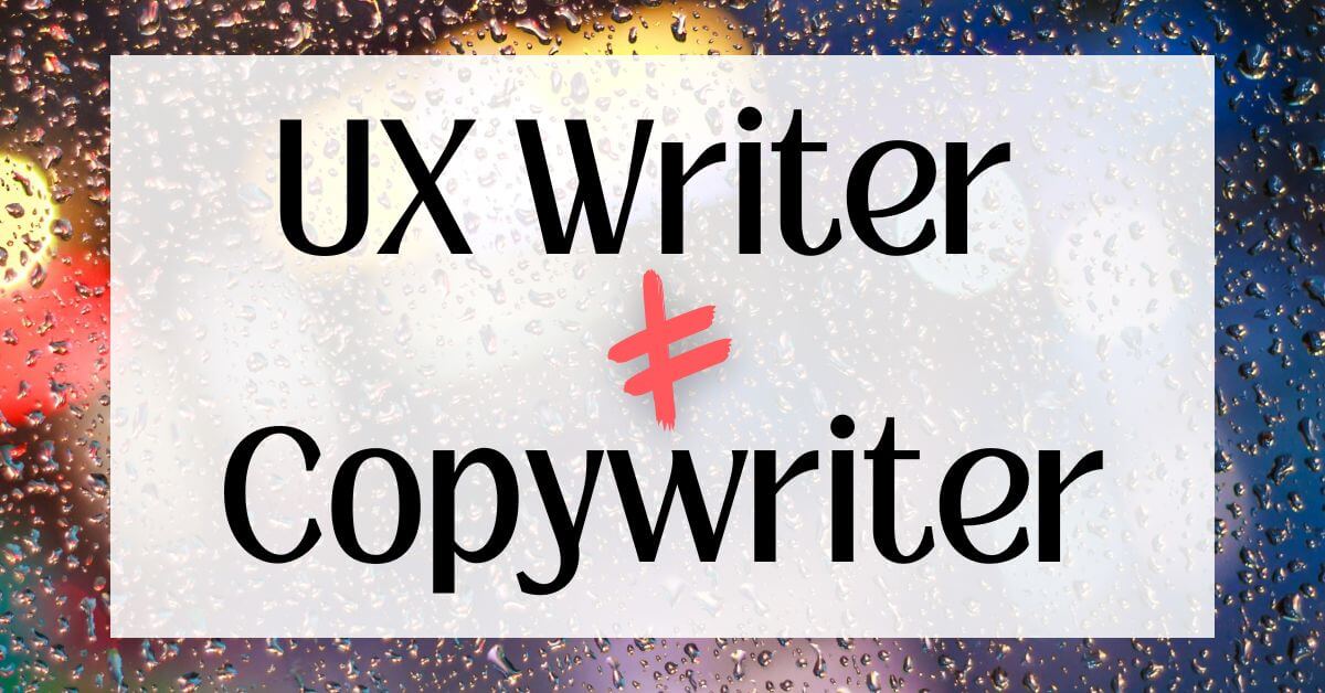 Ux writer.fuer produkt team